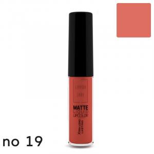 MATTE LIQUID LIPCOLOR - NO 19