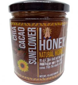 Sunflower Honey with Chia and Cacao Superfood Spread