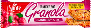 Granola bar cranberry and oat
