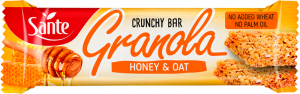 Granola bar honey and oat
