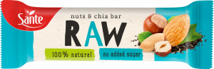 Raw bar with nuts and chia