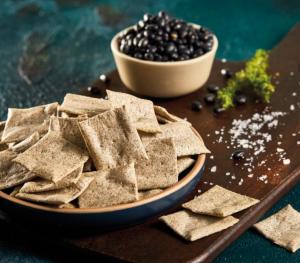 Black Bean Snack Crackers
