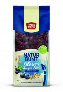 Blue Crunchy Muesli (chokeberry juice)