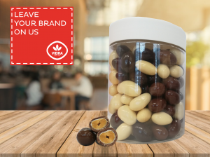 Peanuts coated with Chocolate