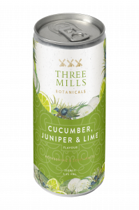 Three Mills Botanicals - Juniper, Cucumber & Lime - Can. 