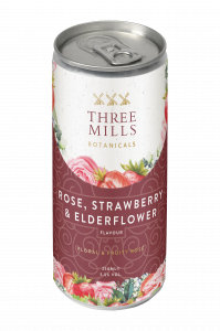 Three Mills Botanicals Rose, Strawberry & Elderflower - Can.  