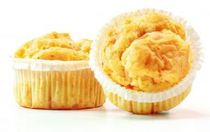 Gluten-free carrot and hazelnut muffin