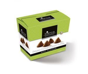 Bianca cocoa truffles mint flavour