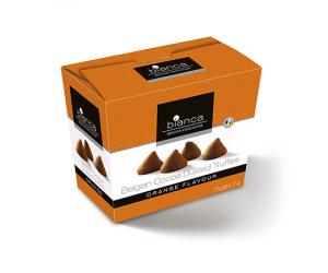 Bianca cocoa truffles orange flavour