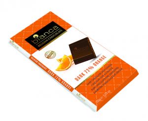 Bianca dark 72% with Orange