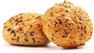 Gluten-free mini rolls, seeds