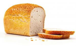 Gluten-free polenta bread, 2 slices