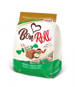 Bon Roll in milk chocolate Hazelnut and chocolate flavor, 100g