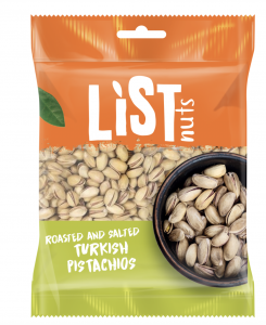 List Nuts Roasted and Salted Turkish Pistachios 150g