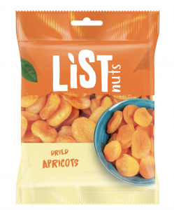 List Nuts Dried Apricots 200g