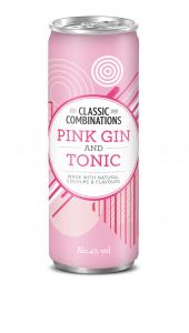 PINK GIN & TONIC CLASIC COMBINATIONS RTD CAN   