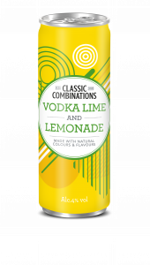 VODKA LIME & LEMONADE CLASIC COMBINATIONS RTD CAN 