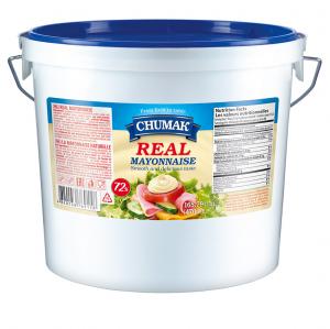Chumak Mayonnaise Real 72%, pail 4700g