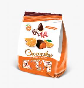 Bon Roll Choconolas sabor naranja, 150 gr