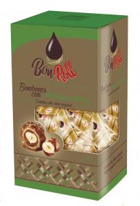 Bon Roll Bombones con avellana entera (Candies with whole hazelnut), 240g