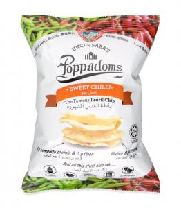 Jumbo Bag - Poppadoms (Lentil Chips) - Sweet Chilli