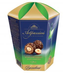 Artpassion Spheres with hazelnut, 150 g 